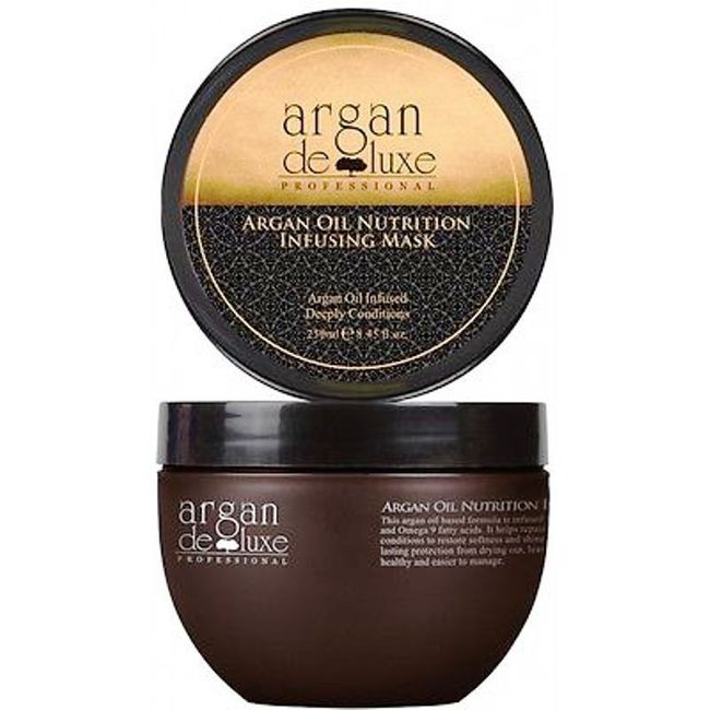Argan DeLuxe 100% Pure Argan Oil Nutrition Infusing Mask 250ml Deeply Conditions