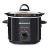 Elite Gourmet 3 Quart Slow Cooker with Low High Settings Cool Touch Handles