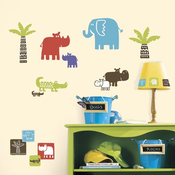 RoomMates Safari Blocks Safari Blocks rmk1628scs