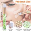 20 Pieces Crystal Lash Shampoo Brushes Glitter Eyelash Extension Cleanser Brush with Container Facial Nose Pore Deep Cleaning Brush Cosmetic Lash Cleanser Brush, 5 Colors