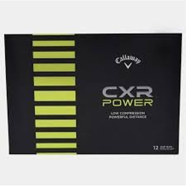 Callaway CXR Power Low Compression Golf Balls x12