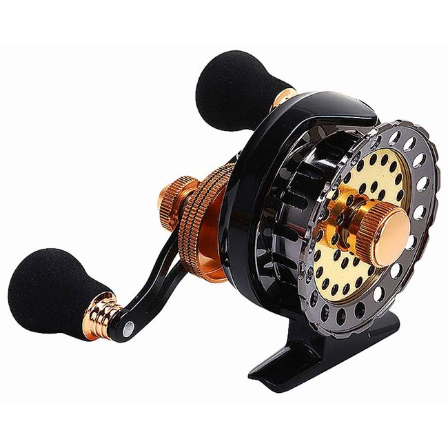 heizi Raft, Reel, Chinu Fishing, Tie Reel, Drop in Fishing, Bait Reel, Wakasagi, Ice Fishing, Jigging, Drag Included