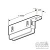 Bottom Guide For Sliding Screen Door Nylon Spring Loaded Bottom Guide