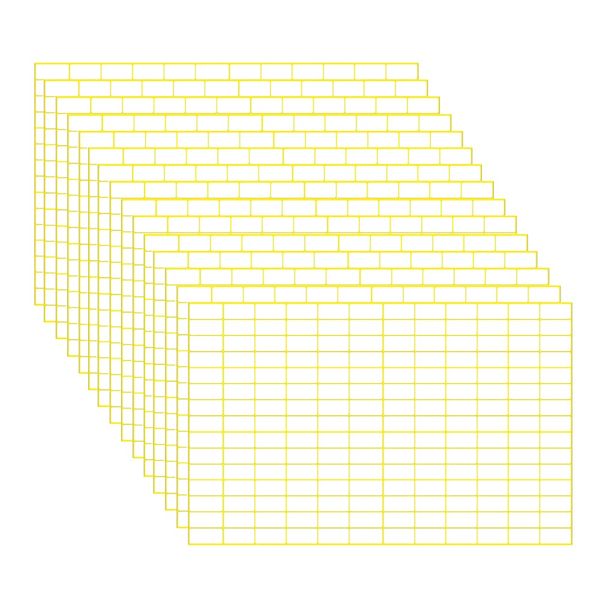 WYAN 2700 Stück Kleine Klebeetiketten und abnehmbare weiße Selbstklebend Klebeetiketten für Flaschen, Aktenordner, Glasboxen, Schule, Büro,Küche(9 * 13mm)