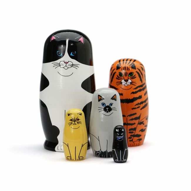 FEELINE FIVE MIDORI KOMATSU Feline 5 Matryoshka