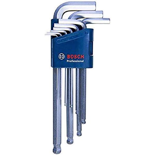 Bosch Professional 9-Piece HEX Angle Screwdriver Set (1.5–10.0 mm)