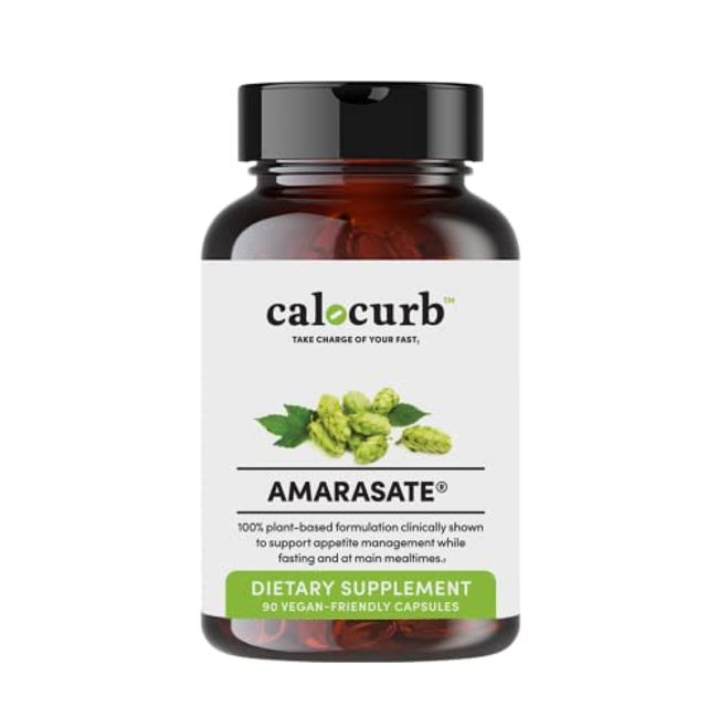 Calocurb Amarasate 100% Plant-Based Appetite Suppressant, 90 Count (1 Month Supply), Natural Weight Management Dietary Supplement, Clinically Proven, Vegan, Keto Friendly, Non-GMO, Made in The USA