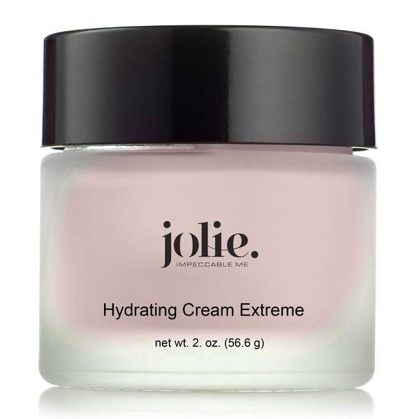 Jolie Hydrating Night Cream - Ultra Rich Emollient Face Cream - Extreme Hydration - Dry Skin Types - Paraben Free, Cruelty Free 2 oz.