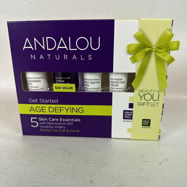 Andalou Naturals Age Defying Skin Care Collection▪︎ 5 pc GIFT SET▪︎NEW🌟