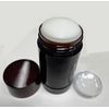 Amber Brown Plastic Deodorant Containers - New & Empty 2.5 Oz, BPA Free, Twist-up, Bottom-Fill, Cylinder Shape (12)