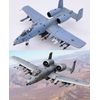 Warthog A-10C Thunderbolt II 1/100 Diecast Aircraft Model