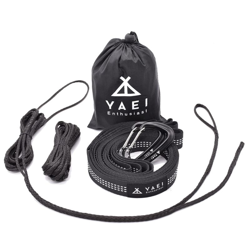 YAEI Enthusiast Hammock Suspension Belt Strap Rope Woopy Ring Tree ...