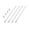 SHIFT UP 920616 Bolt Long Stud Bolt Set Zinc Chrome Coated Cub 90/CD90