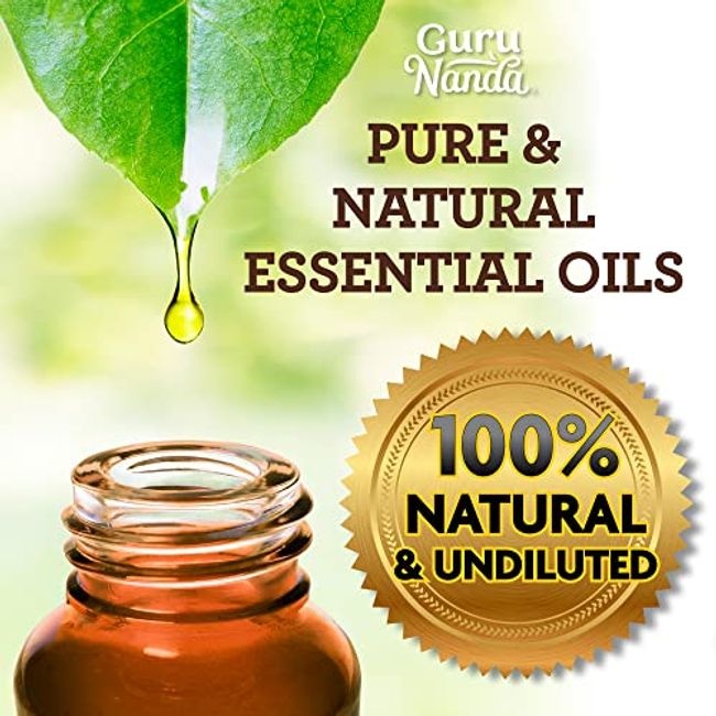 Gurunanda Top 6 Singles Essential Oils Set - Pure Undiluted, Therapeutic  Grade