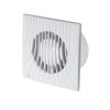 Bathroom Extractor Fan 100mm/4” with Pull Cord White Wall Ventilator Air Vent