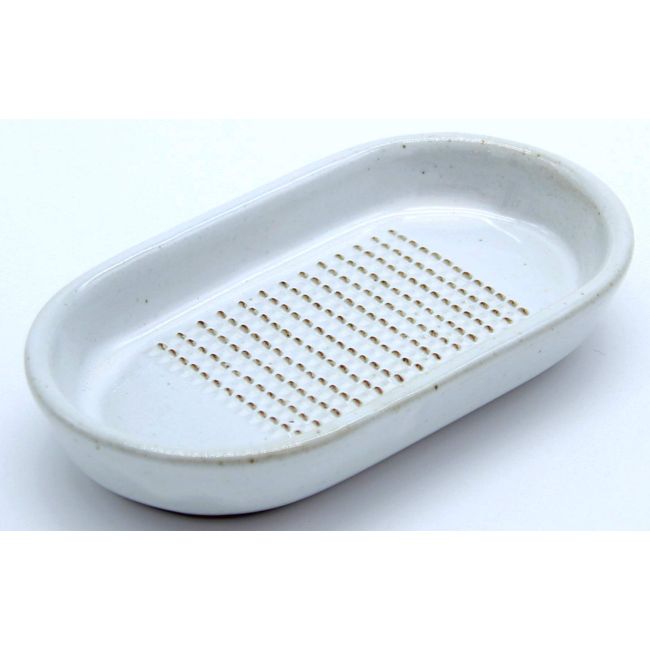 Ryusei Kiln Mysterious Ginger Grater That Does Not Leave Beard, White