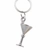 Jim Clift Design Martini Glass Keyring