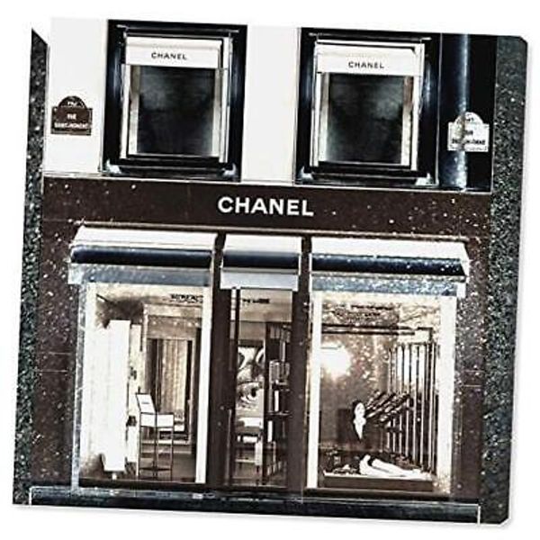 Fashion and Glam Wall Arts 'My Favorite Store' 24 in x 24 in Canvas Print