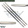 3 Pcs Dental Cement Mixing Spatula Double End Restorative Laboratory Instruments