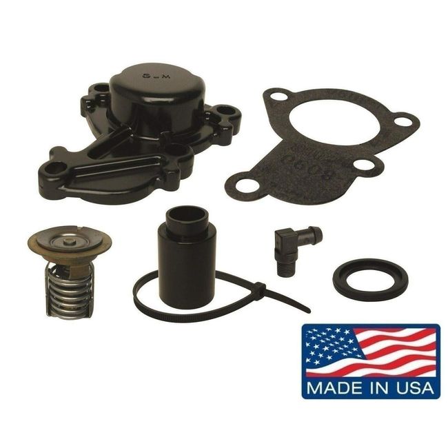 GLM Thermostat Kit with Housing for Mercury 40, 50, 55, 60 hp, 3 Cylinder 2-Stroke, 110°, Replaces 850055A2