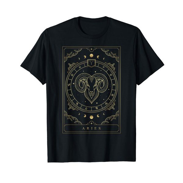 Aries Horoscope And Zodiac Constellation Symbol T-Shirt