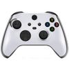 Chrome Silver UN-MODDED Custom Controller compatible with Xbox One S/X Unique Design (with 3.5 Jack)