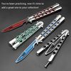 Balisong Butterfly Trainer Practice Butterfly Trainer Bottle Opener - Not Real - No Sharp - Unsharpened Blade