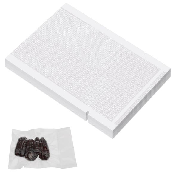 7x10cm 100Pcs Thick Small Vacuum Sealer Bags for Food Storage, Heat Seal Bags Small Precut Storage Bag, Plastic Heat Seal Bags, Grocery Sealable Bag, Mini Storage Bag for Seal Tea Cookie Bean Candy