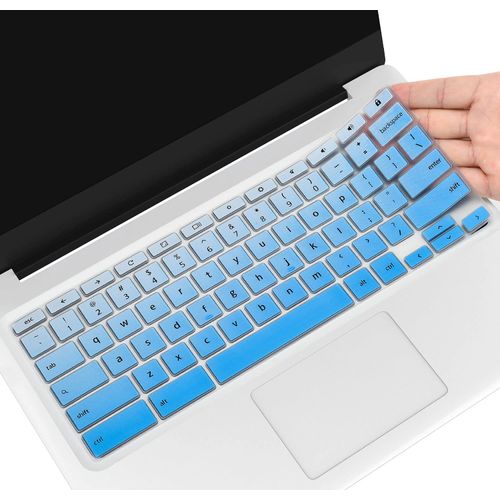 Keyboard Cover for Lenovo Chromebook Flex 3 11"/ Chromebook 100e 300e 500e N20 N21 N22 N23 11.6"/Lenovo Chromebook C330 11.6 / Flex 11 Chromebook/Chromebook N42 N42-20 14 inch Chromebook, Ombre Blue
