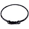 Sport Ropes Single Titanium Necklace (Black, 18")