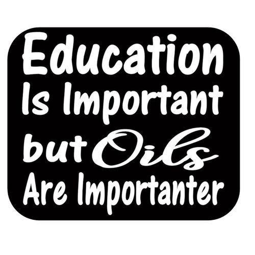 Oils Important TP091 vinyl 6" Decal Sticker essential oil diffuser