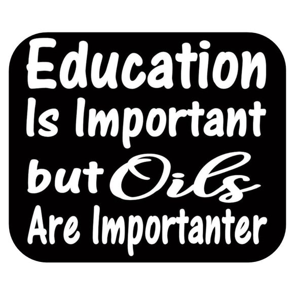 Oils Important TP091 vinyl 6" Decal Sticker essential oil diffuser
