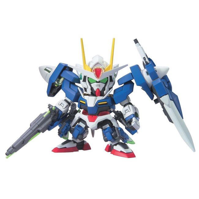 BB Warrior No. 368 GN-0000/7S Double Organdam, Seven Swords/G (Mobile Suit Gundam 00), Plastic Model