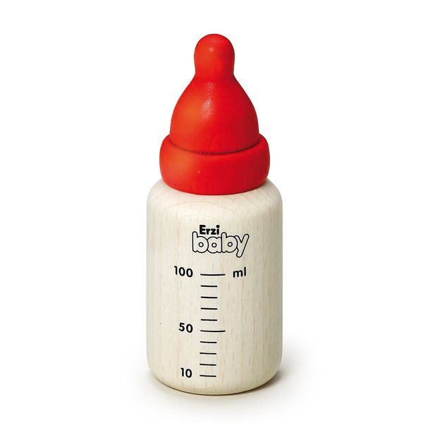 Wooden Play Food - Pretend Play Grocery Shop - Baby's Milk Bottle by Erzi