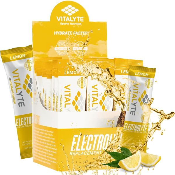 Vitalyte Electrolyte Stick Pack 25 Count Box -    Lemon SHIPS FAST!