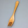 natural wood large fork natural