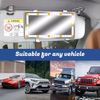 60 LEDs Car Sun Visor Vanity Mirror Rechargeable Makeup Mirror w/3 Light Modes