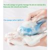 MULPG 2PCS Exfoliating Bath Sponge for Shower,Cleanses Skin of Dirt and Excess Oil, Dead Skin Remover for Body,Body Shower Sponge for Women,Kids,Pregnant,Adults