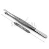 2 Pcs Russian Tissue Forceps 8" Surgical Veterinary Instruments German Grade