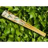 Folding Bamboo Hand Fan - Thai Elephant Fabric - Cream