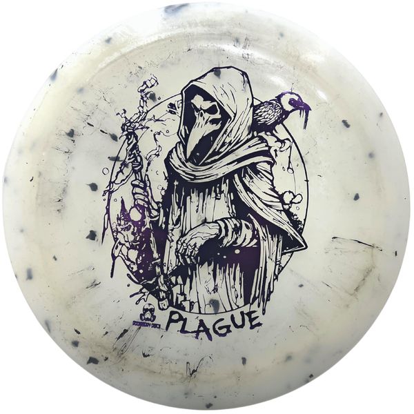 DOOMSDAY DISCS Plague Distance Driver | Advanced Disc Golf Driver | Glow in The Dark Plastic