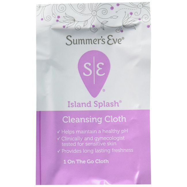 Summers Eve Cleansing Cloths 16 Count Island Splash