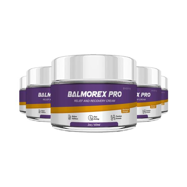 Avaivy Balmorex Pro - Balmorex Pro Maximum Strength Cream (5 Pack, 10oz)