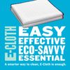 E-Cloth Wash & Wipe Dish Cloth, Microfibre, Blue/White & Red/White, 2 Pack