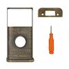 Multilingual Welcome Video Doorbell Cover (Ring 2nd Generation Compatible) (Antique Brass)