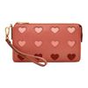 Fossil LiteHide SLG1557602 Women's Wristlet Leather, rust-coloured