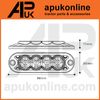 2x LED Slimline Hazard Light 12-24V Replacement for John Deere Case IH David Brown Tractor