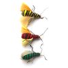 Kat Fly Teaser Wand with 3 Bee Cat Teasers Attachment Refills - Pink Wand