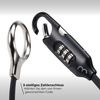 BBB Cycling BBL-55 cyclelock LoopSafe coil cable, Black, 1200 mm