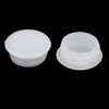 Sourcingmap 15mm Thread Dia Plastic Design Screw Cap Covers Hole Lids White 100pcs